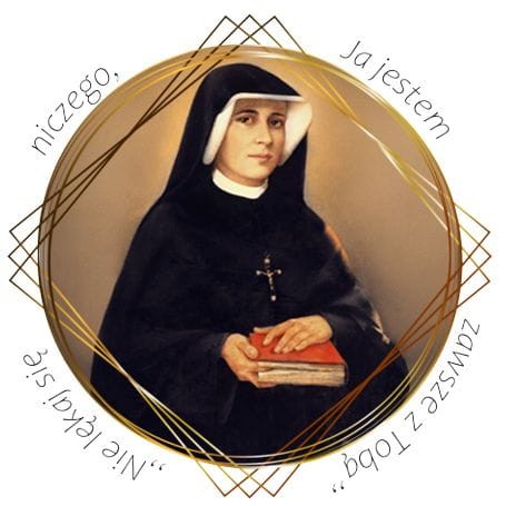 Szatka na chrzest SZAL - rok Świętej Faustyny Kowalskiej