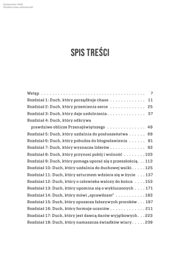 Duch Święty Dotyk Boga w codzienności książka