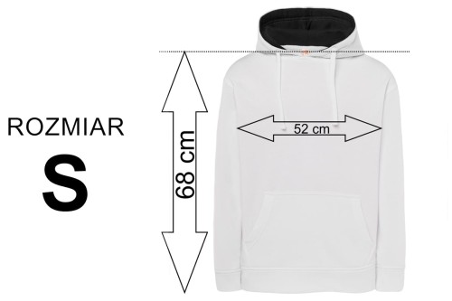 rozmiar  S wymiary - Bluza z nadrukiem religijnym