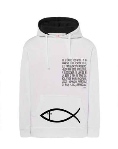 Bluza z nadrukiem religijnym - Izajasz 41