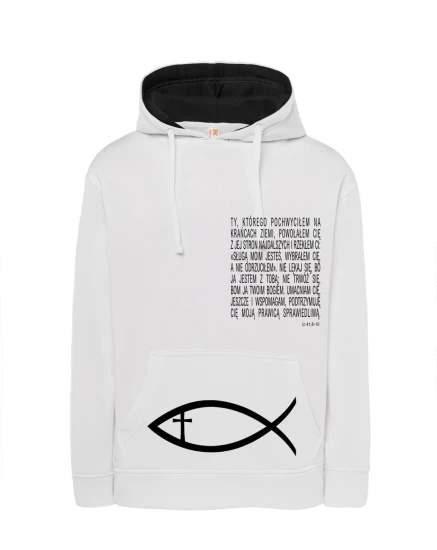 Bluza z nadrukiem religijnym - Izajasz 41