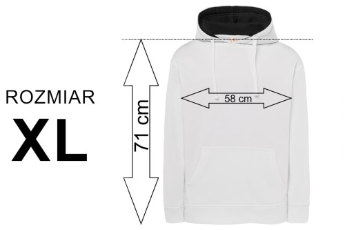 rozmiar XL wymiary - Bluza z nadrukiem religijnym