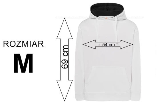 rozmiar  M wymiary - Bluza z nadrukiem religijnym