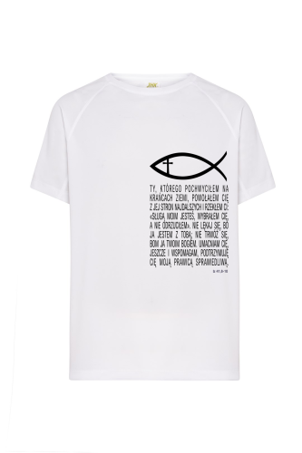 Koszulka z nadrukiem religijnym - Izajasz 41