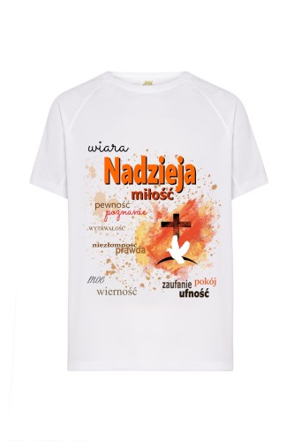 Koszulka z nadrukiem religijnym - Nadzieja