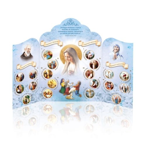 Kontrolki różańcowe z naklejkami