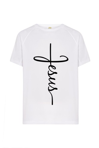 Koszulka z nadrukiem religijnym - Jezus