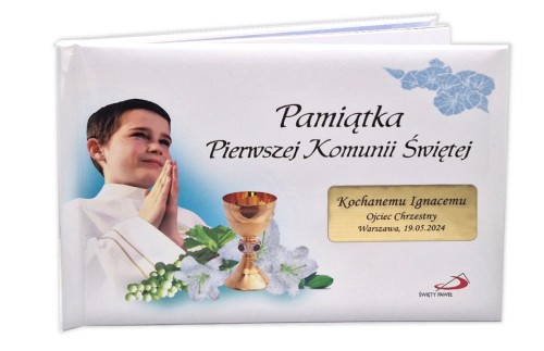 Pamiątka pierwszokomunijna z Twoim grawerem!