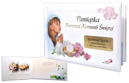 Pamiątka pierwszokomunijna z Twoim grawerem!