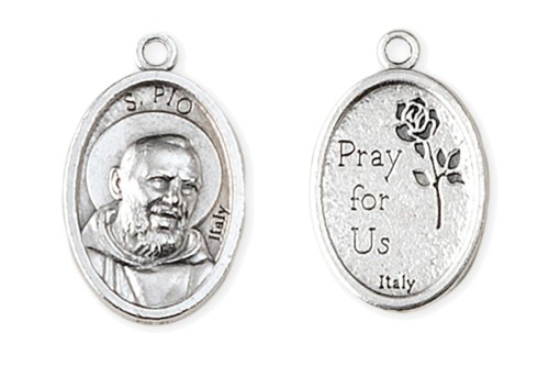 MEDALIK Święty Ojciec PIO - 2,2cm