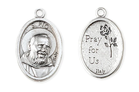 MEDALIK Święty Ojciec PIO - 2,2cm