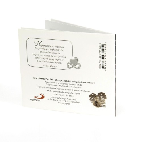 Życzę Ci miłości, co nigdy się nie kończy. Perełka