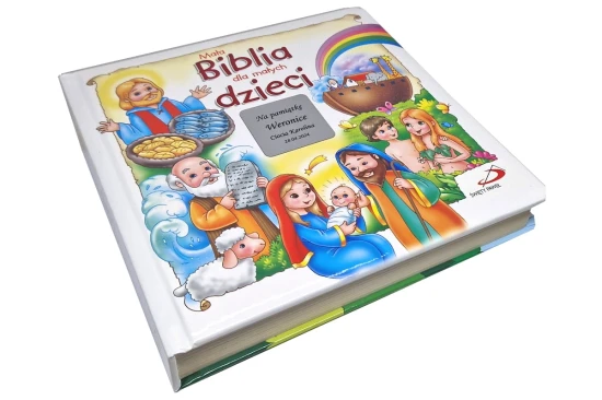 Książka z grawerem Mała Biblia Dla Małych Dzieci + grawer