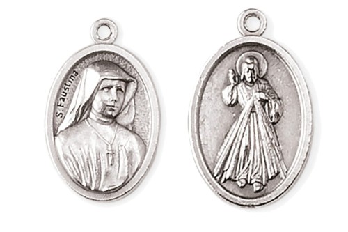 MEDALIK Świętej Faustyny - 2,2cm