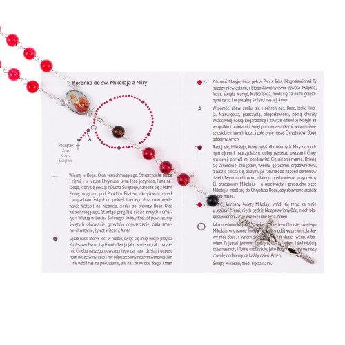 Koronka do św. Mikołaja z Miry - instrukcja modlitwy