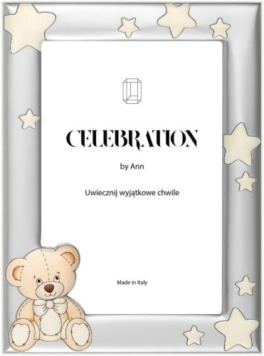 Srebrna ramka na zdjęcie - ramka dziecięca - 10x15