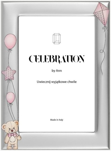 Srebrna ramka na zdjęcie - ramka dziecięca - 10x15