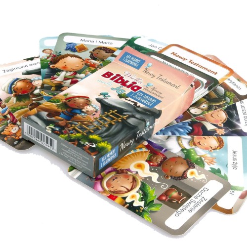 Gra memory i zgadywanka Nowy Testament - karty Wielka Biblia, mały ja