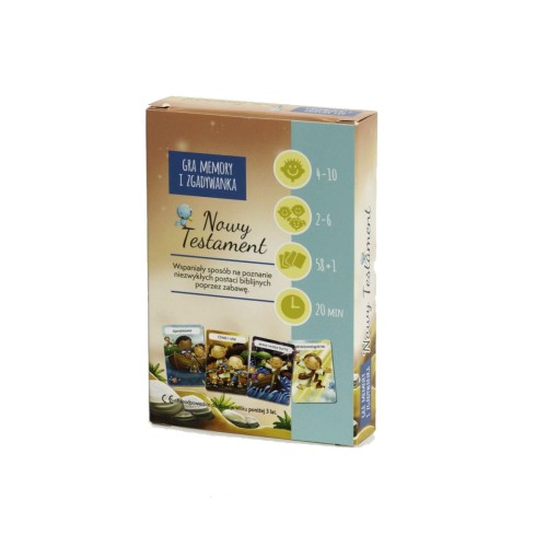 Gra memory i zgadywanka Nowy Testament - karty Wielka Biblia, mały ja