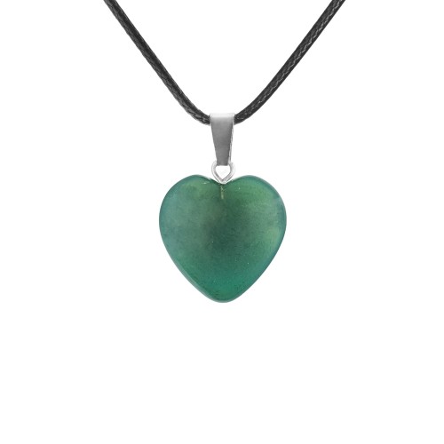 Naszyjnik - serce - kamień naturalny