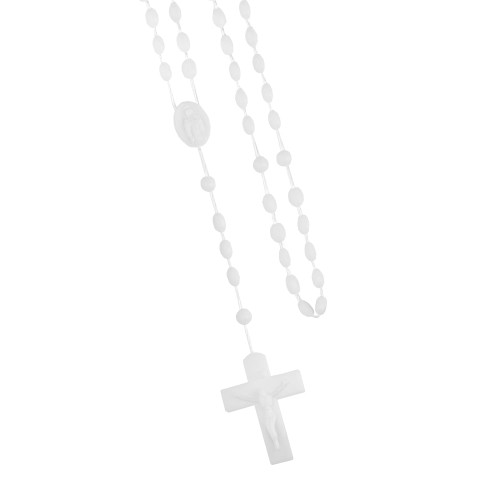 Różaniec plastik, sznurek - 4 mm