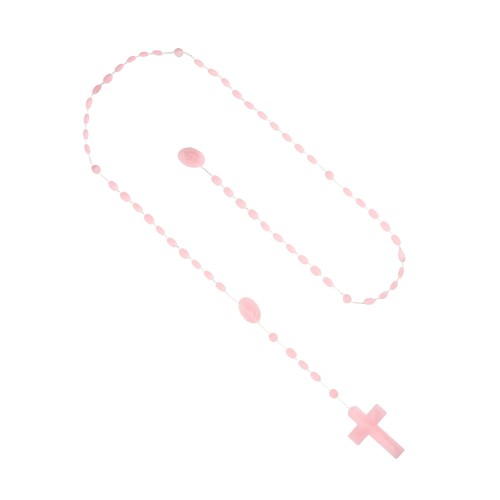 Różaniec plastik, sznurek - 4 mm