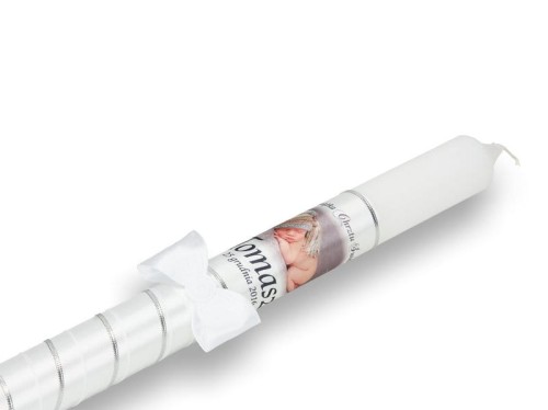 Zestaw na Chrzest ze zdjęciem dziecka - Duch Św