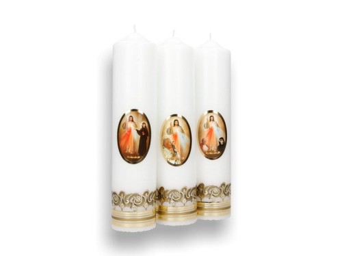 Świeca OŁTARZOWA - Jezu Ufam Tobie