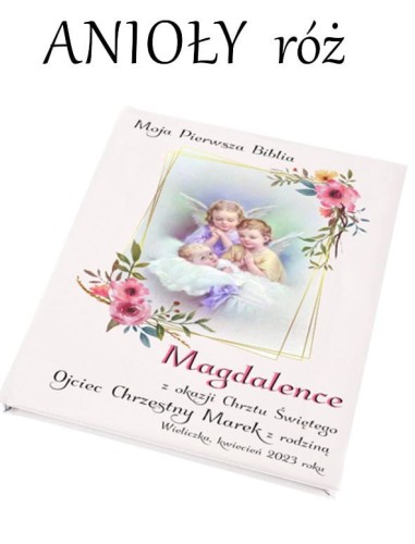 Biblia dla dzieci z personalizacja okładki - Pamiątka prezent dla dziecka