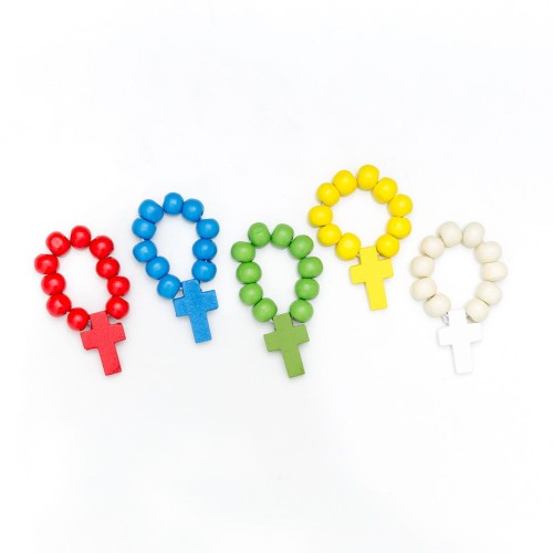 Dziesiątek różańca drewniana - 8 mm