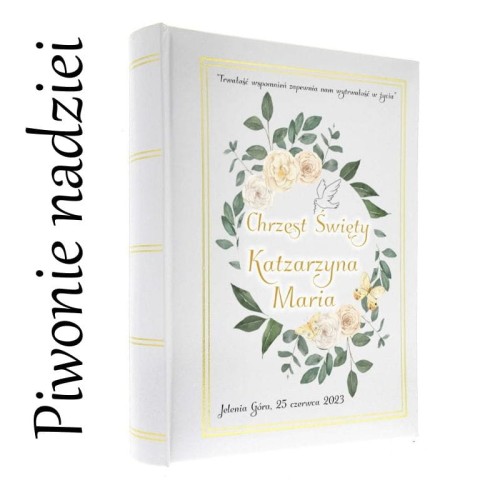 NA CHRZEST - album na zdjęcia z nowoczesnym nadrukiem UV