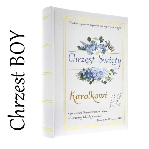 NA CHRZEST - album na zdjęcia z nowoczesnym nadrukiem UV
