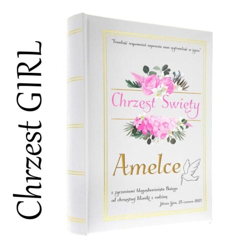 NA CHRZEST - album na zdjęcia z nowoczesnym nadrukiem UV