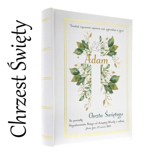 NA CHRZEST - album na zdjęcia z nowoczesnym nadrukiem UV