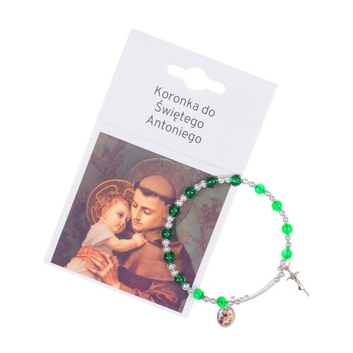 Bransoletka - Koronka do św. Antoniego - instrukcja modlitwy