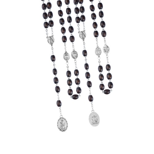 Różaniec do siedmiu boleści, drewniany - 10 mm