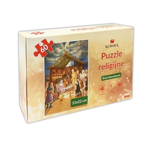 Puzzle religijne - Boże Narodzenie - 60 części