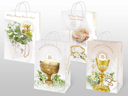 Torba prezentowa komunijna - I Komunia Święta A5