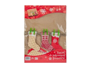 Świąteczny Zestaw do pakowania prezentów