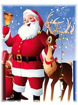 Torba prezentowa świąteczna A5 - MIKOŁAJE