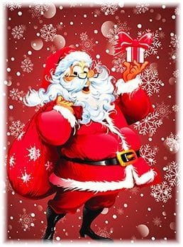 Torba prezentowa świąteczna A5 - MIKOŁAJE