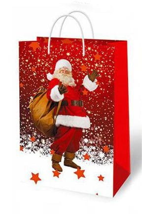 Świąteczna torba prezentowa A4 - MIKOŁAJE