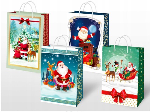 Torba prezentowa świąteczna A5 - MIKOŁAJE II