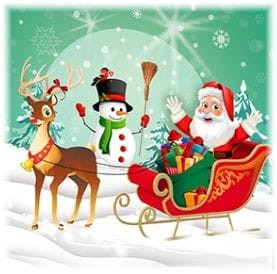 Torba prezentowa świąteczna A5 - MIKOŁAJE II