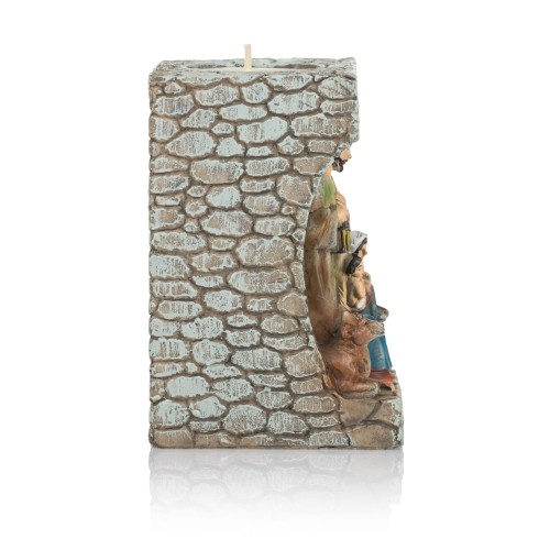 Świecznik - szopka bożonarodzeniowa - Święta Rodzina - 12 cm