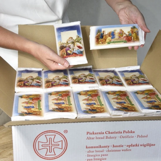Opłatek Wigilijny 3 duże + 2 małe w paczce!