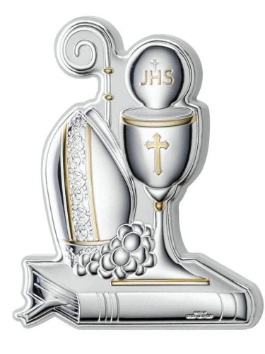 Obrazek srebrny - Komunia Święta / Bierzmowanie - 10x11