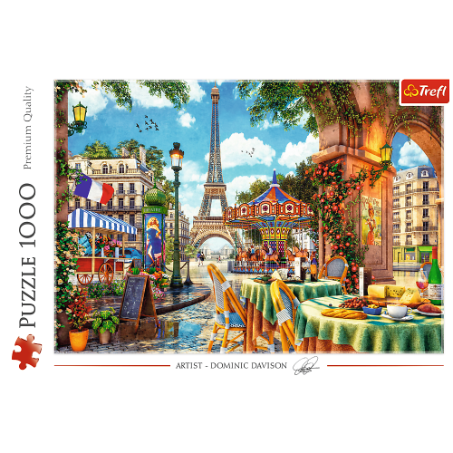 TREFL PUZZLE. Paryski poranek. 1000 elementów