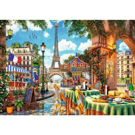 TREFL PUZZLE. Paryski poranek. 1000 elementów