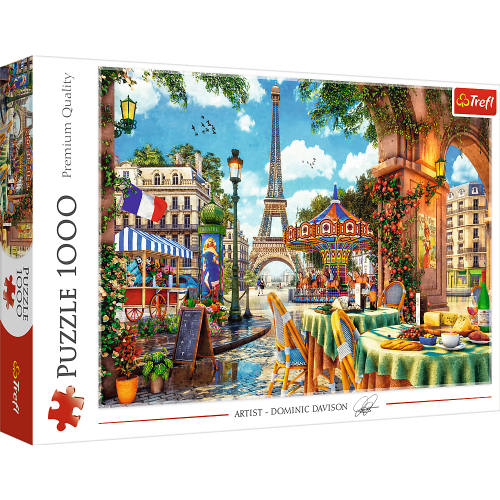 TREFL PUZZLE. Paryski poranek. 1000 elementów